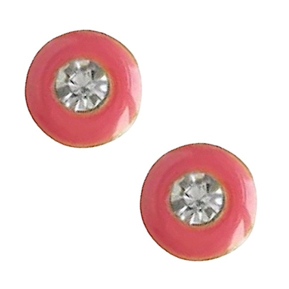 KATE SPADE • Coral Pink Candy Drops Stud Earrings - Picture 1 of 7